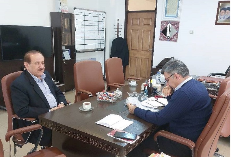 دیدار مدیرکل هواشناسی با رئیس سازمان مدیریت و برنامه ریزی استان کردستان